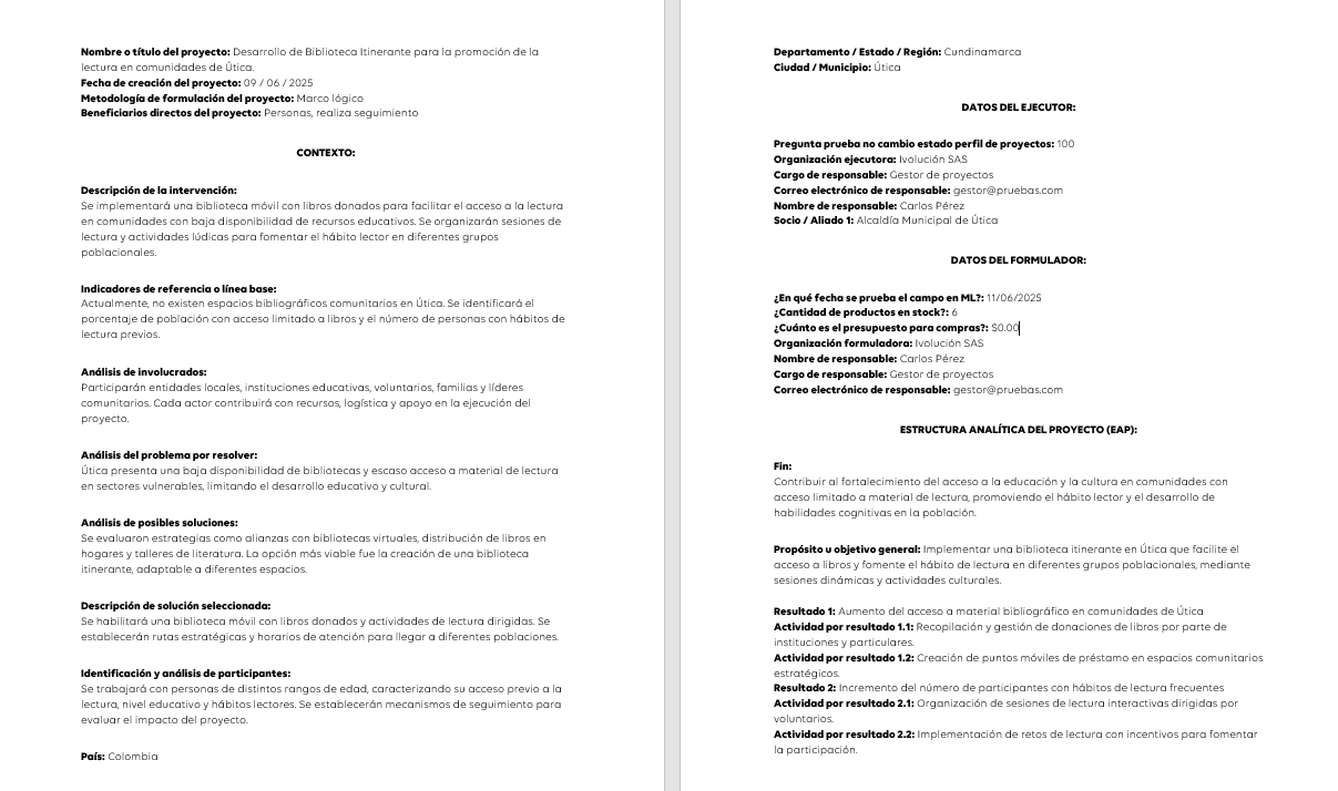 Descargar perfil del proyecto