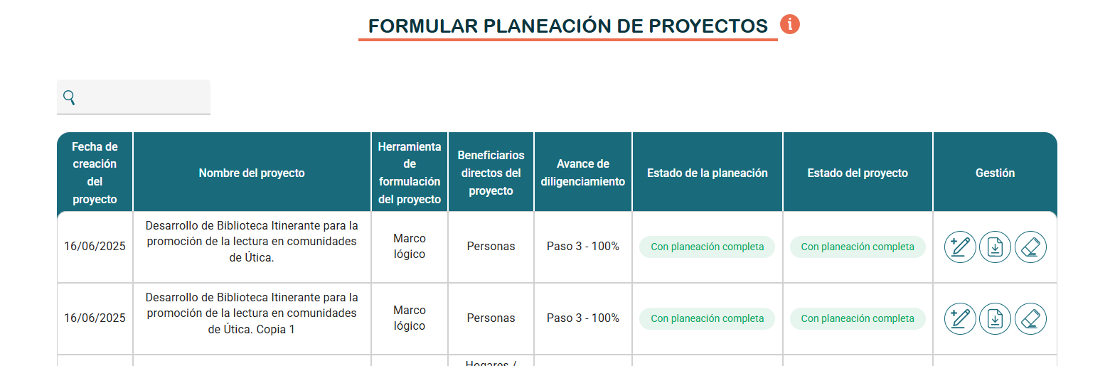 Con planeación completa