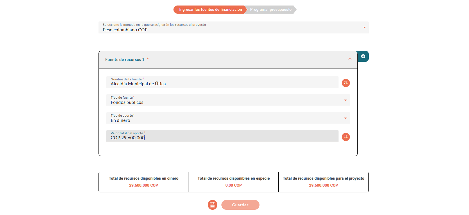 Adicionar otra fuente de recursos
