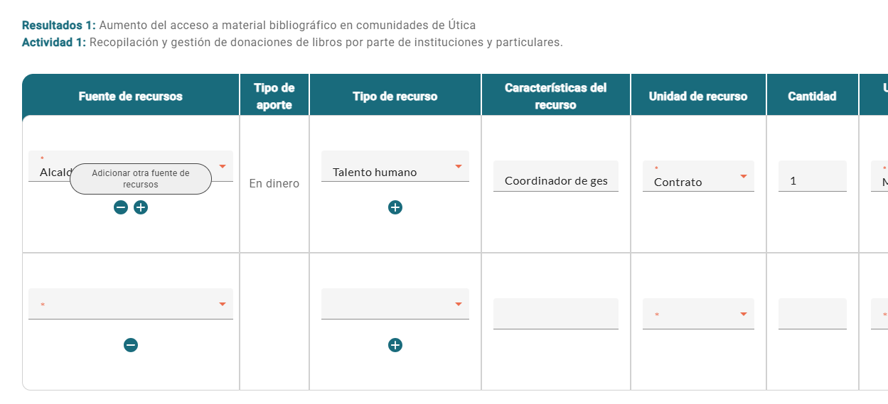 adicionar otra fuente de recursos